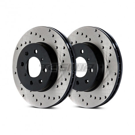 Stoptech Drilled Brake Discs (Front Pair) BMW 228 Coupe (F22) 14- TYPE B