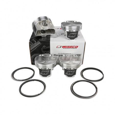 WISECO PISTON KIT FOR HONDA B20B - VTEC HEAD - 84.5MM BORE/0.5MM OVERSIZE AND 9.3 COMPRESSION RATIO